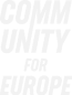 Logo Community for Europe, red de la que forma parte Peanuts&Monkeys
